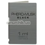 Туалетная вода с феромонами Phero-Musk Black для мужчин, 1 мл - Фото №1