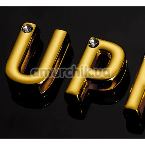 Брелок Upko Your Name Collection Leather Tage, чорна