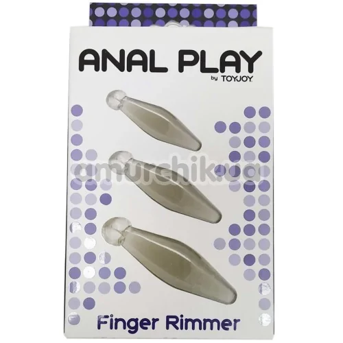 Насадки на палец для анальных игр Bottoms Up Finger Rimmers, 3 шт