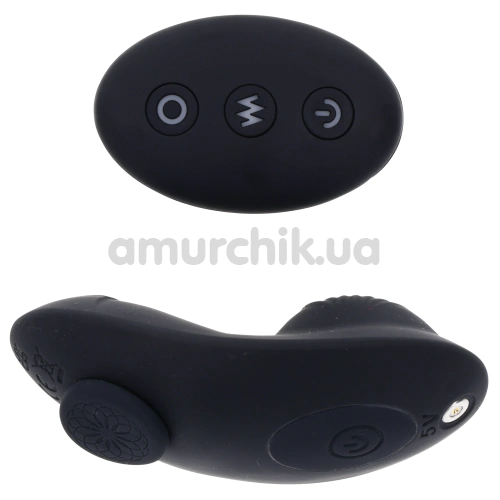 Трусики для страпона с вибрацией Sportsheets Hidden Pocket Strap On With Remote Control Vibrator, черные