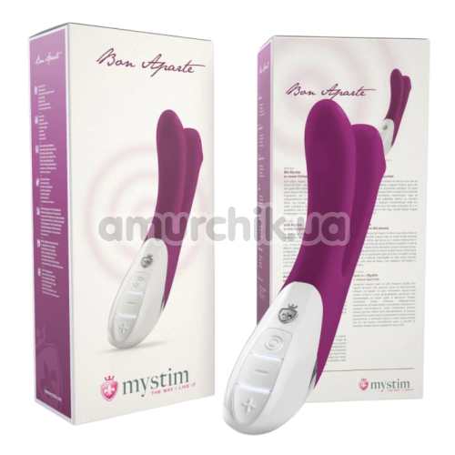 Вибратор Mystim Bon Aparte, бордовый