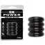 Эрекционное кольцо GK Power Quad Play Cock Ring, черное - Фото №2