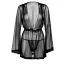 Комплект Daring Intimates Sheer Kimono and String, черный: пеньюар + трусики-стринги - Фото №10