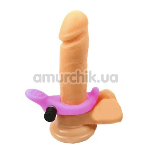 Віброкільце Hands And Penis Free Vibrating Pleasure Ring, фіолетове