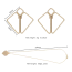 Зажимы для сосков Lockink Minimalism Metal Nipple Clamps with Heavy Pendant And Rings, золотые - Фото №10