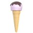 Клиторальный вибратор Ice Cream Vibrator, розовый - Фото №1