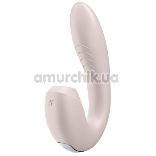 Вібратор з вакуумним стимулятором Satisfyer Sunray, рожевий