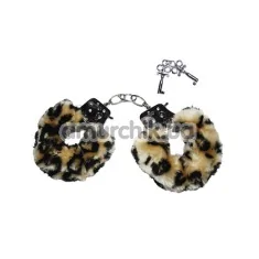 Наручники Handschellen Love Cuffs леопардовые - Фото №1