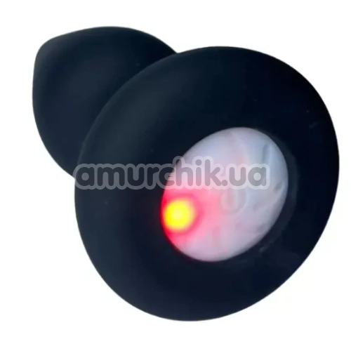 Анальная пробка с подсветкой Passion Play Light-up Buttplug S, черная