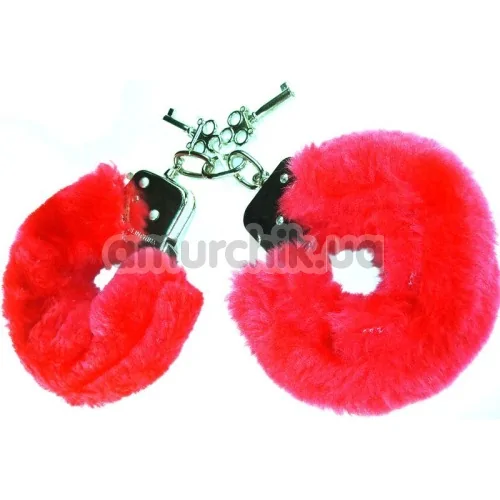 Наручники Love Cuffs красные - Фото №1