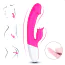 Вібратор з підігрівом FoxShow Silicone 7 Function Vibrator, рожевий - Фото №5