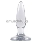Анальная пробка Manuel Ferrara Clear Plug Mini, прозрачная - Фото №1