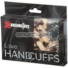 Наручники XXdreamSToys Liebes-Handschellen, леопардовые - Фото №1