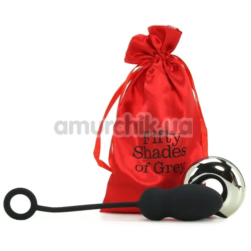 Виброяйцо Fifty Shades of Grey Relentless Vibrations, черное