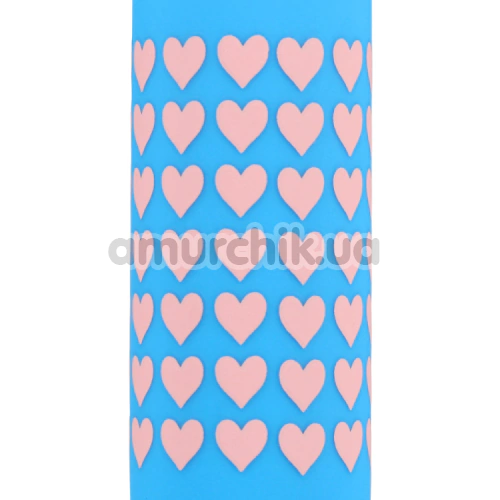 Кліторальний вібратор Shots S-Line Sweet Vibrating Pussy Bullets Heart To Get, блакитний