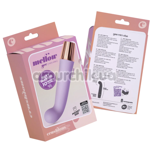 Вибратор для точки G Crushious Mellow Gee, сиреневый