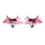 Ресницы Red-Purple Feather Eyelashes (модель 622) - Фото №1