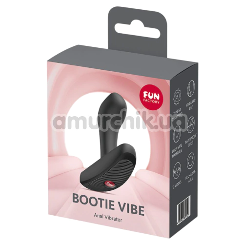 Анальна пробка з вібрацією Fun Factory Bootie Vibe, чорна