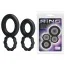 Набор из 2 эрекционных колец Ring BI-0507, чёрный - Фото №5