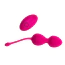 Вагинальные шарики с вибрацией Bernice Vibrator Most Secure Private Partner PL-EG66W 030, розовые - Фото №3