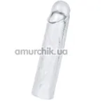 Насадка на пенис Flawless Clear Penis Sleeve Add 1, прозрачная - Фото №1