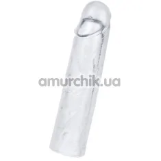 Насадка на пеніс Flawless Clear Penis Sleeve Add 1, прозора - Фото №1