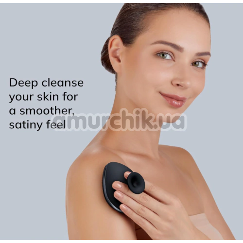 Щетка для тела Geske Body Brush 4 in 1 Suction Mount Metal, черная
