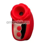 Симулятор орального секса для женщин на палец с вибрацией Passion Play Finger Sucker Rose, красный - Фото №1