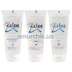 Набір з 3 лубрикантов Just Glide, 3x200 мл - Фото №1