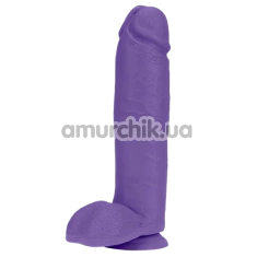 Фалоімітатор Au Naturel Bold Huge 10 Inch, фіолетовий - Фото №1