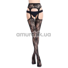 Колготки Star Night Floral Net Stockings, черные - Фото №1
