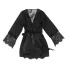 Пеньюар Star Night Ruth Satin & Lace Long Sleeve Robe, чорний - Фото №9