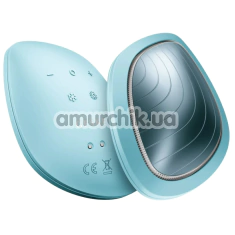Ультразвуковий масажер-маска для обличчя Geske Sonic Warm & Cool Mask 9 in 1, бірюзовий - Фото №1