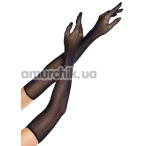 Перчатки Leg Avenue Opera Length Fishnet Gloves, черные - Фото №1