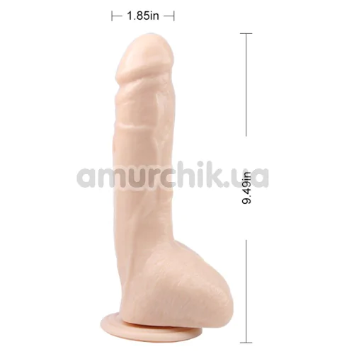 Фалоімітатор Ballsy Super Cock Mr. Marcus 9.9, тілесний
