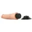 Вібратор King Cock Vibrating Cock 21.6 см, тілесний - Фото №6