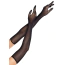 Перчатки Leg Avenue Opera Length Fishnet Gloves, черные