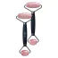 Роликовый массажер Geske Rose Quartz Face & Body Roller 5 in 1, черный - Фото №4