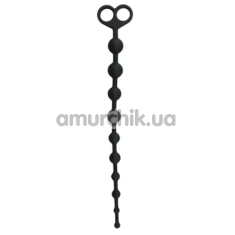 Анальная цепочка Long Anal Beads, черная - Фото №1