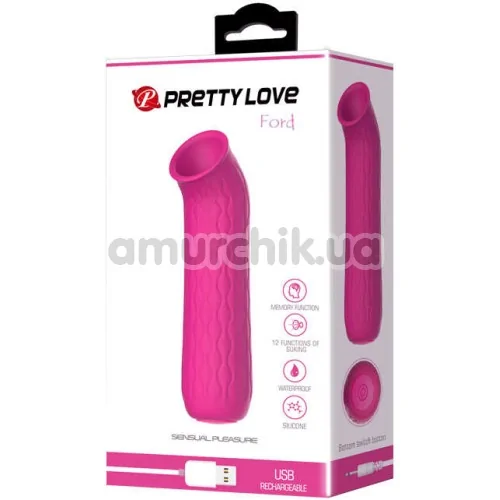Симулятор орального сексу для жінок Pretty Love Ford, рожевий