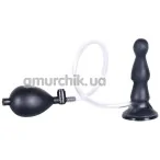 Анальный расширитель Temptation In Black Inflatable Buttplug, черный - Фото №1