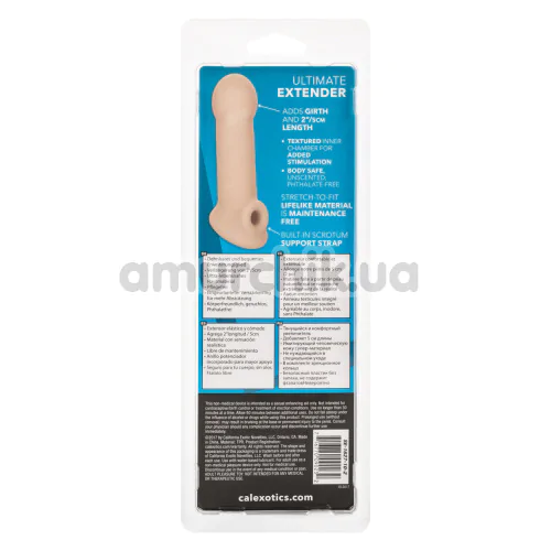 Насадка на пенис Ultimate Extender, телесная