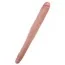 Двокінцевий фалоімітатор King Cock 16 Tapered Double Dildo, тілесний - Фото №5
