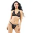 Комплект JSY Sexy Lingerie SO2270 чорний: бюстгальтер + трусики-стрінги - Фото №2