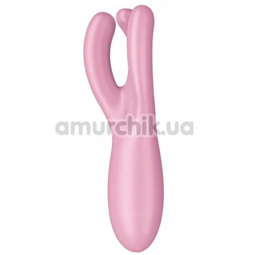 Клиторальный вибратор Satisfyer Threesome 4, розовый