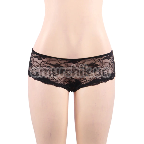 Трусики Star Night Lacing Shorts, чорні
