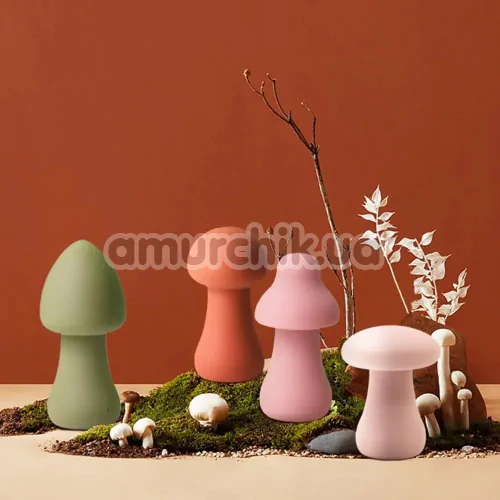 Кліторальний вібратор Sweet Em Velvet Lure Mushroom, бордовий