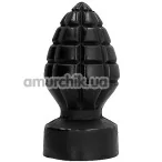 Анальна пробка Mister B All Black Andreas, чорна - Фото №1