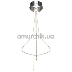 Нашийник Bijoux Indiscrets Desir Metallique Collar, чорний - Фото №1