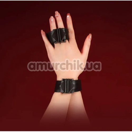 Фиксаторы для рук и ног Lockink Wristcuffs / Anklecuffs Set, черные